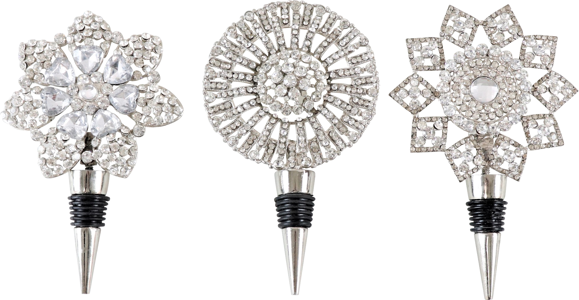 5550 WINE STOPPERS CRISTALLO  S/3