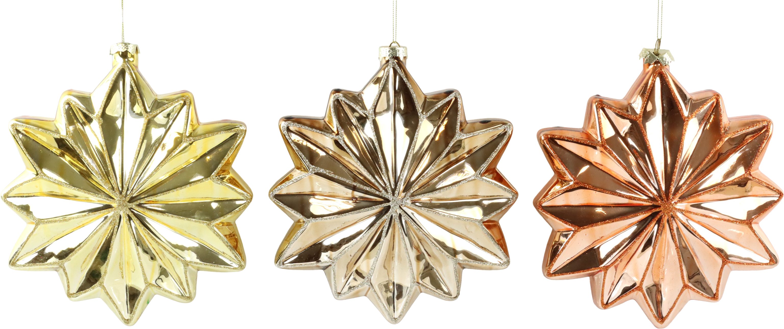 5614 STELLE DI VETRO COPPER VEIL  3PZ