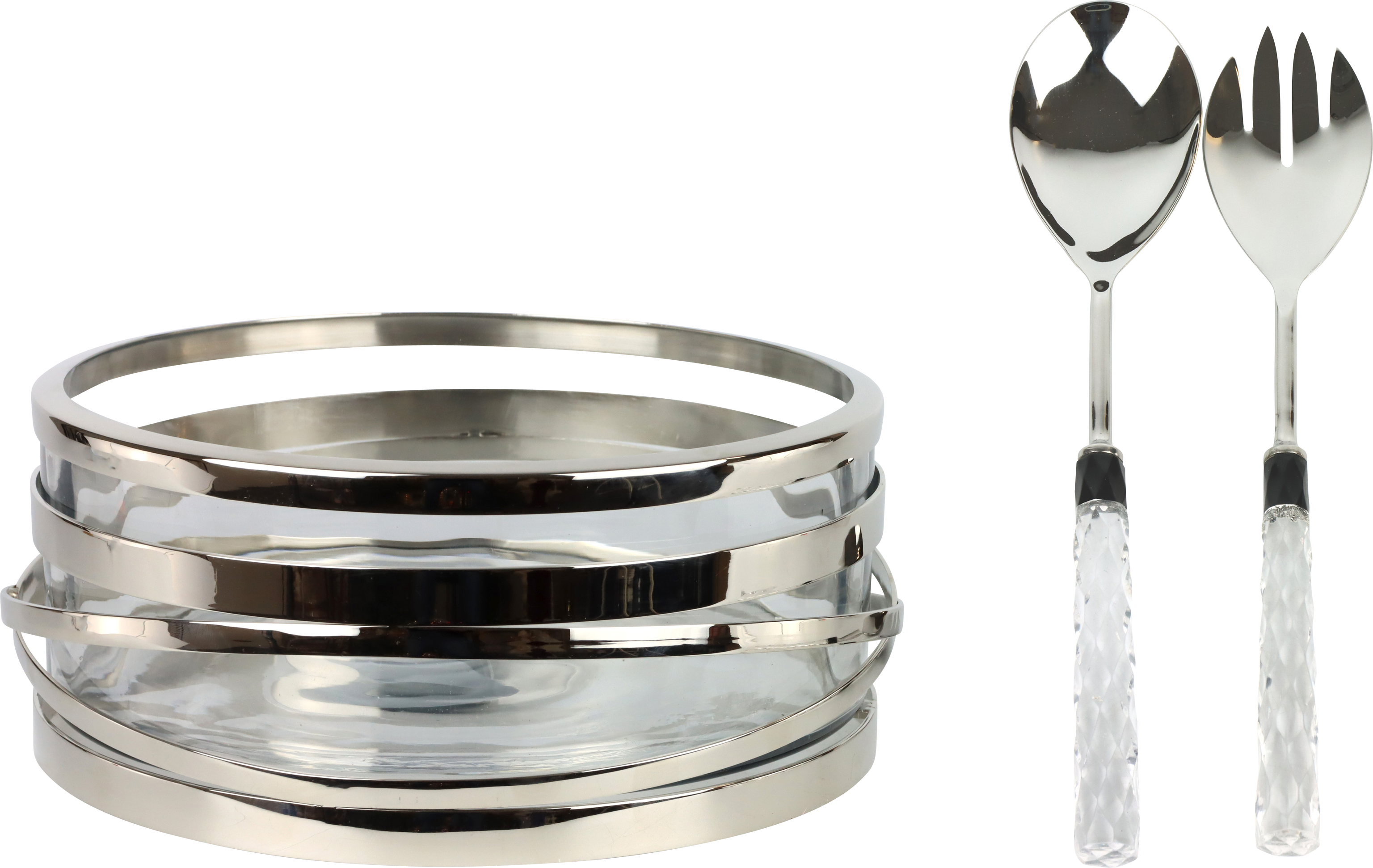 5657 BOWL WITH CUTLERY TABLE  S/3