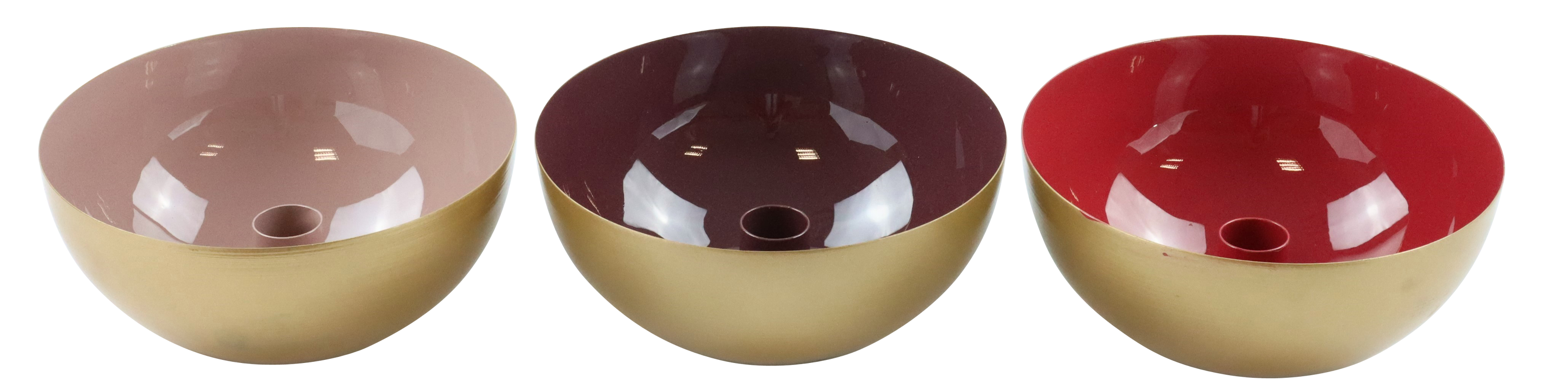 5887 PLATOS DE VELAS DELUXE  S/3