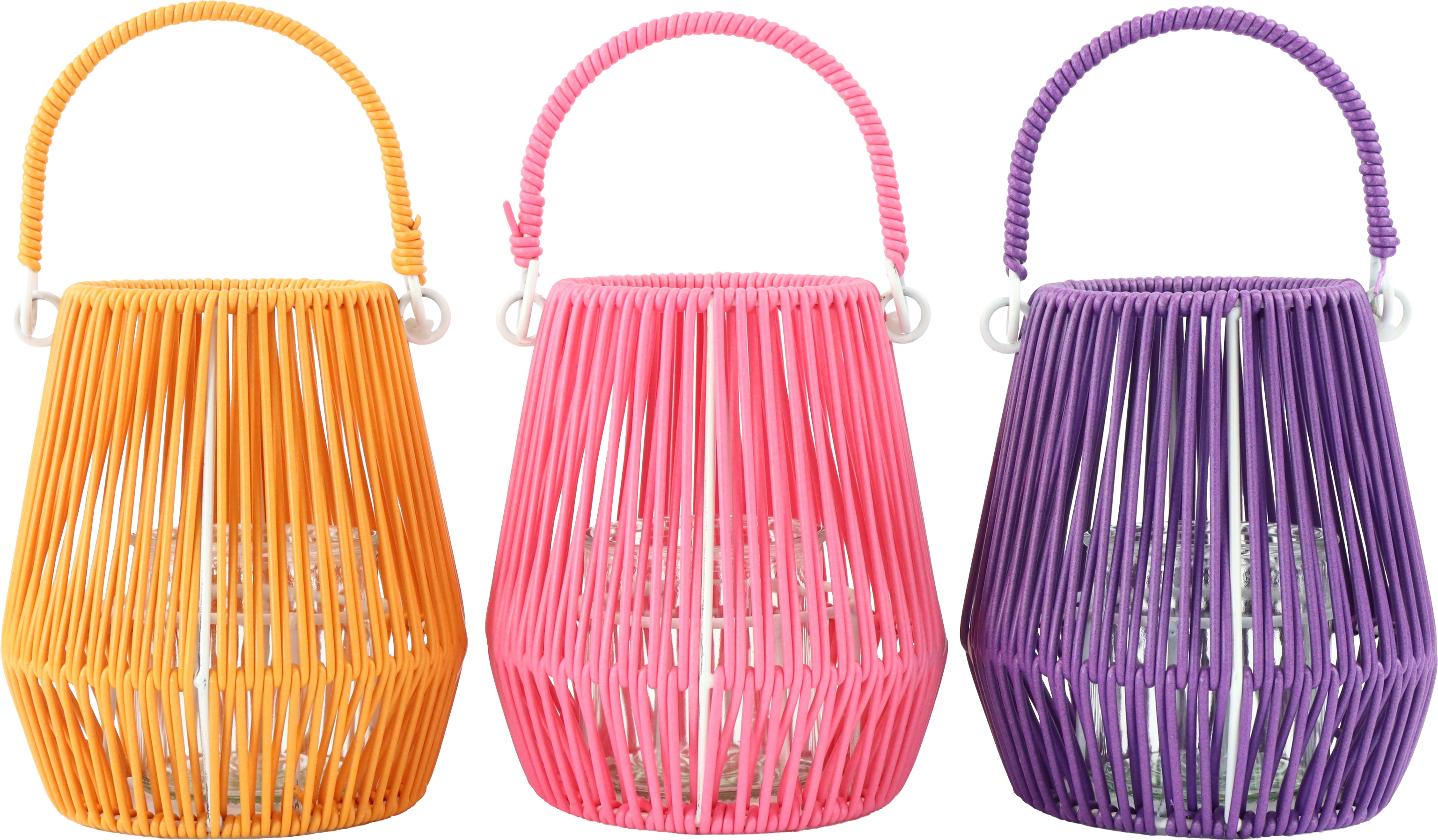 5978 LANTERNS VIVID LIGHT  S/3