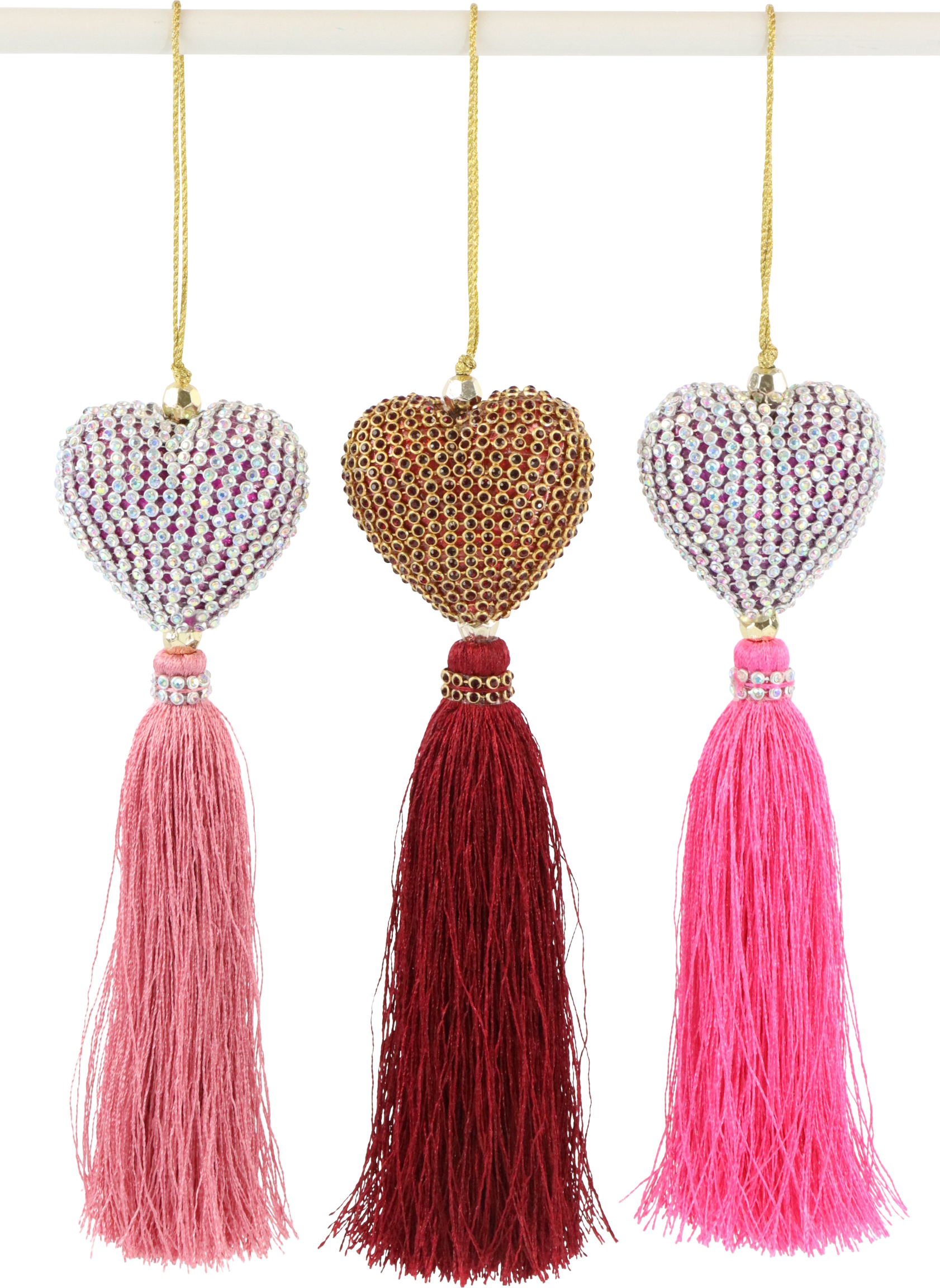 6158 POMPONES HEARTFUL REFLECTIONS  S/3