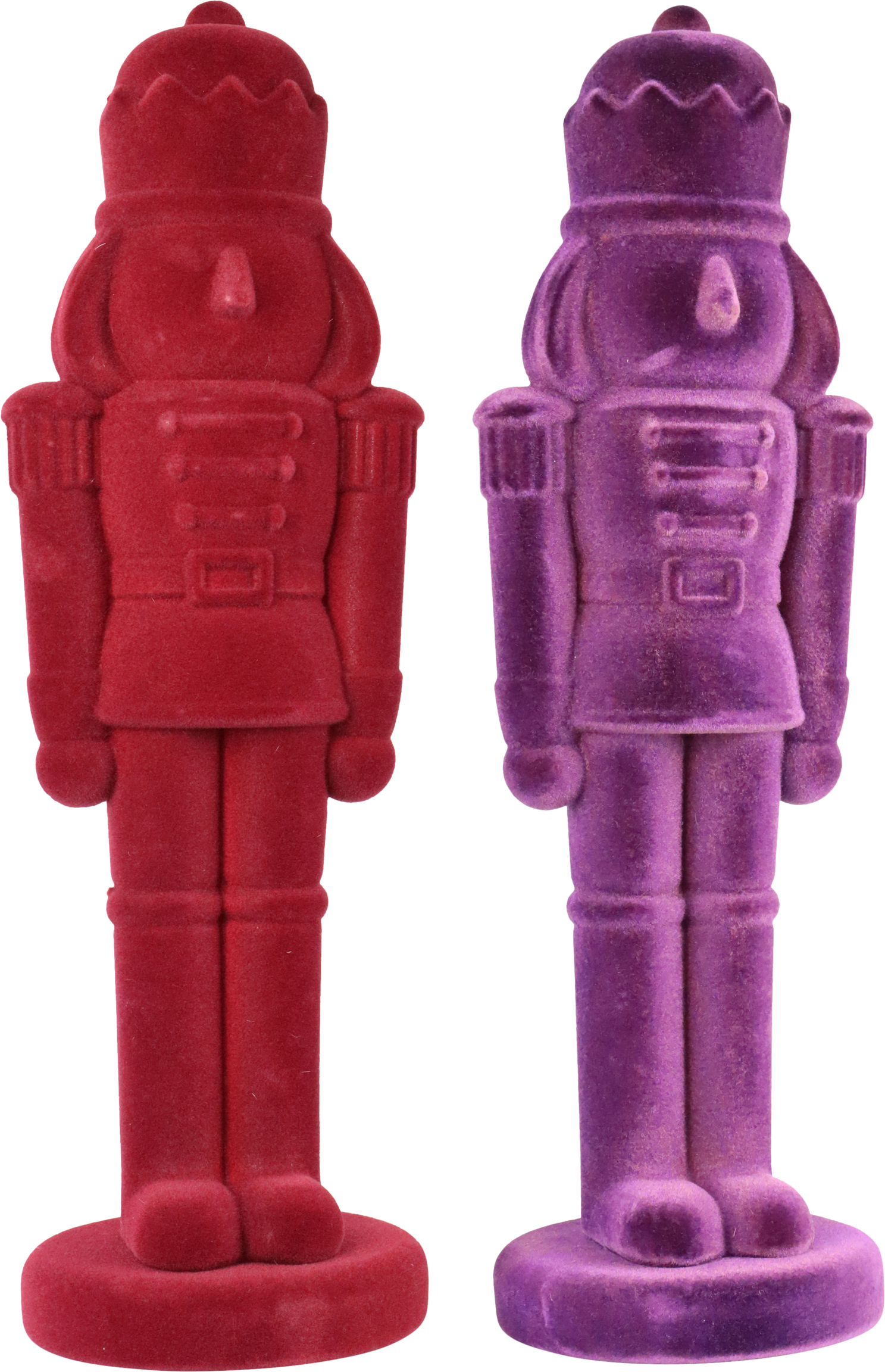 6374 FIGUREN VELVET NUTCRACKER  S/2