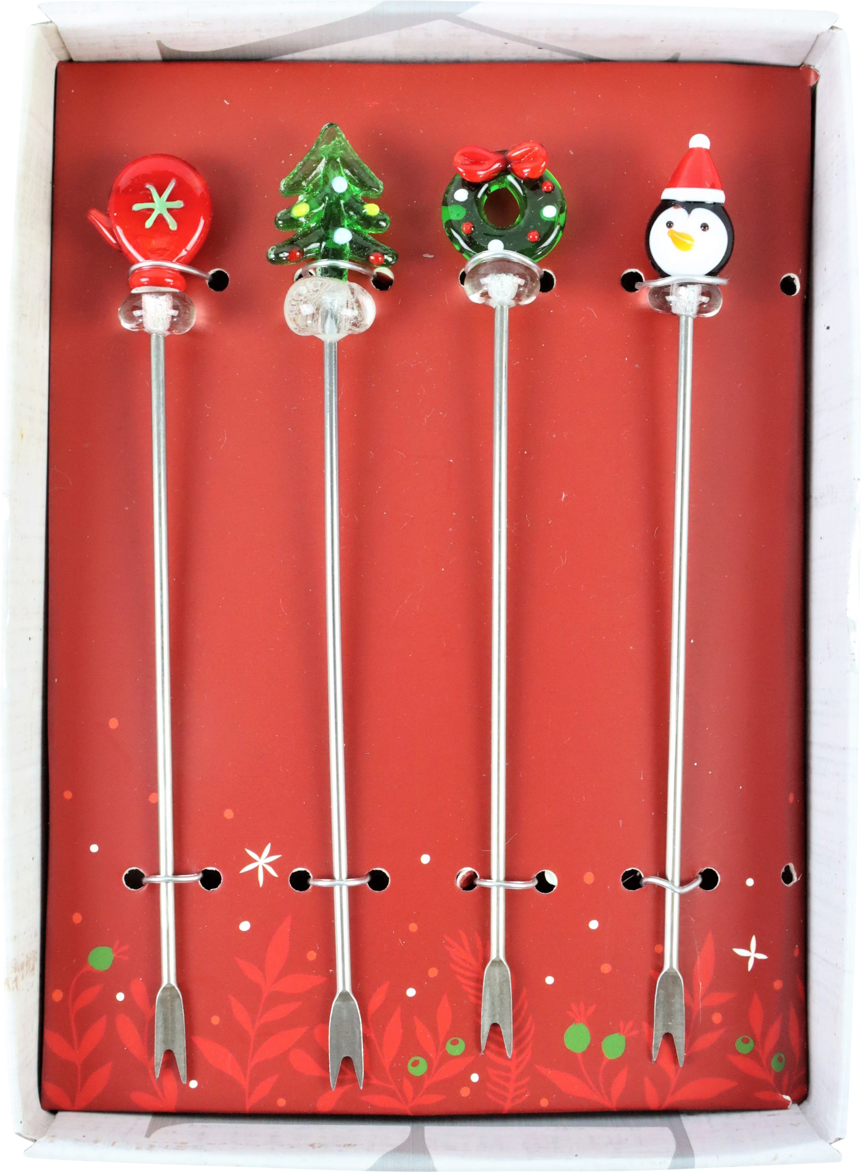 6430 PIQUES DE NOËL EN BOITE  4P