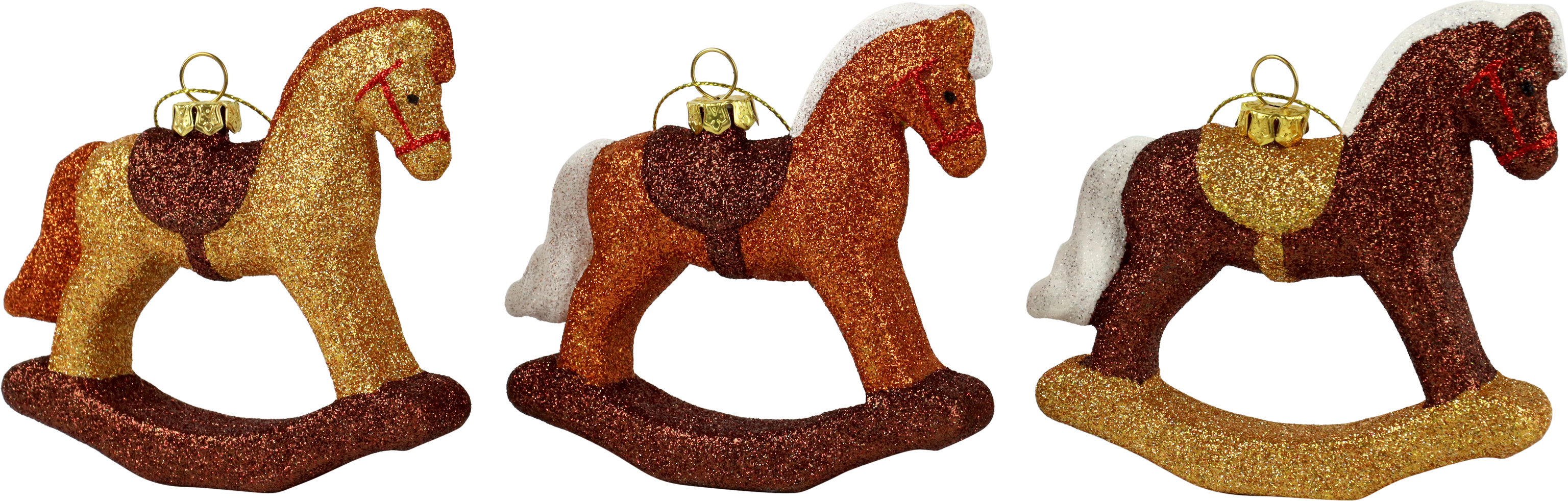 6467 DECORATIVE PENDANT  PFERDCHEN  S/3