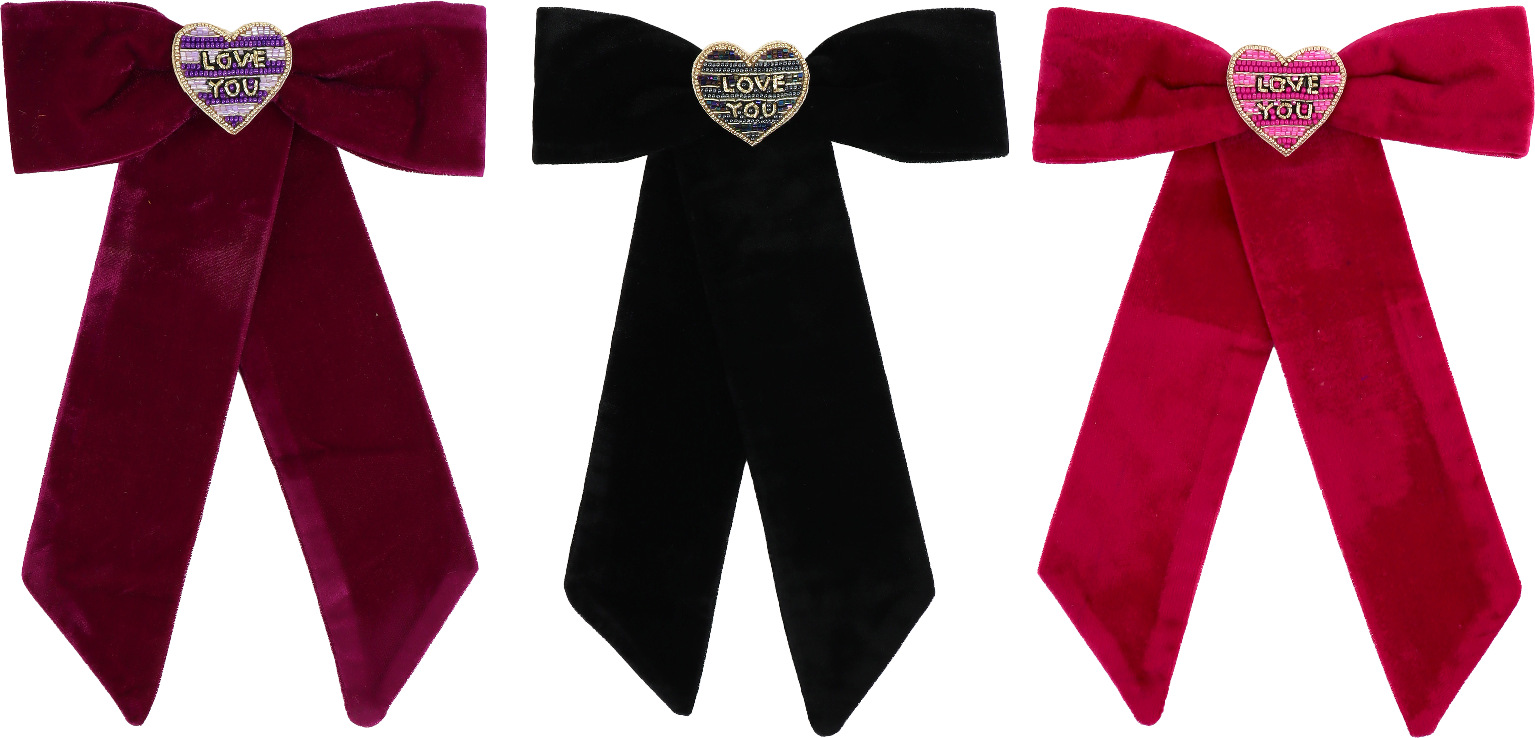 6519 HAARSCHLEIFEN LOVE YOU  S/3