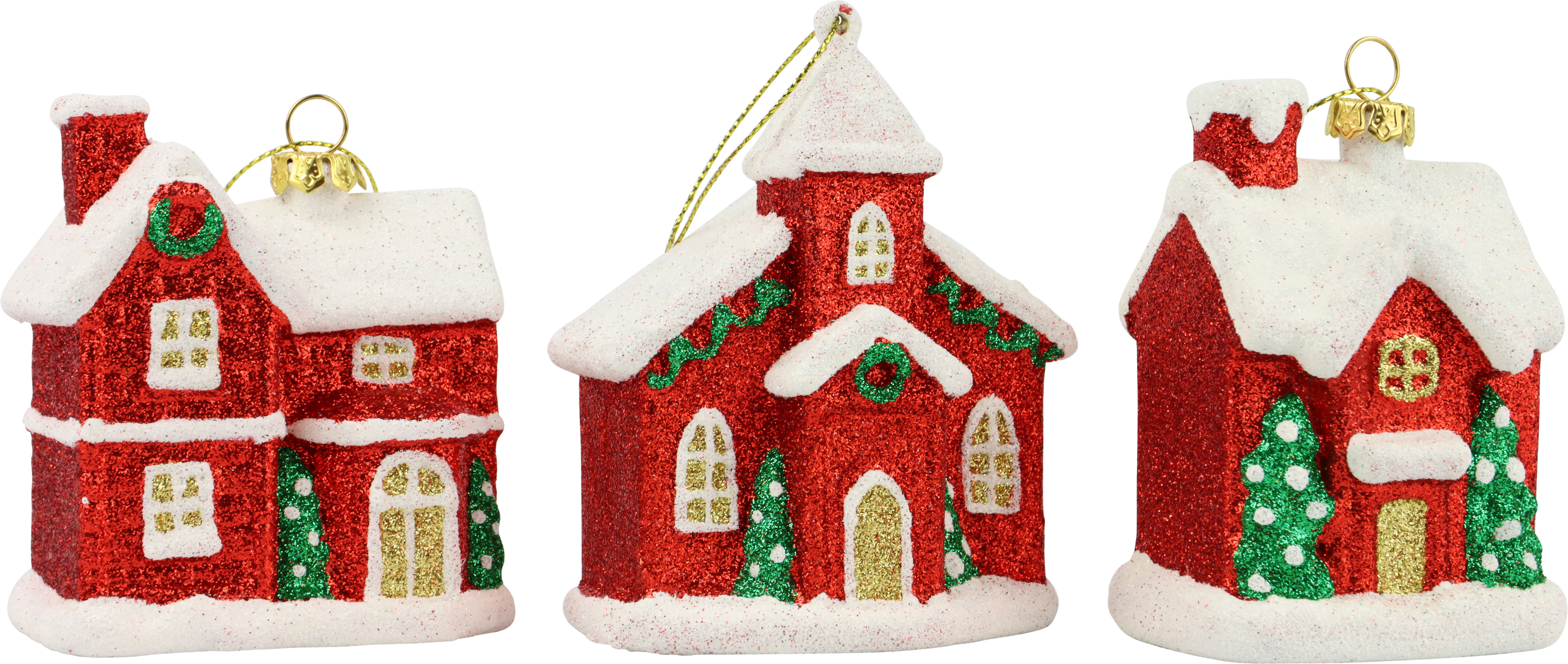 6522 DECORATIVE PENDANT  HÄUSER  S/3