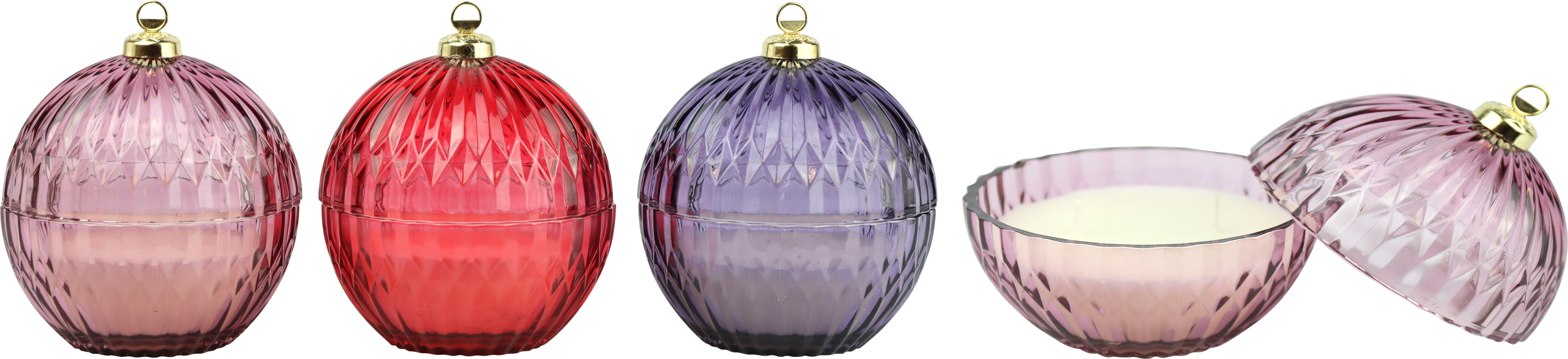 6620 CANDLECAN CHRISTMAS BALLS  S/3