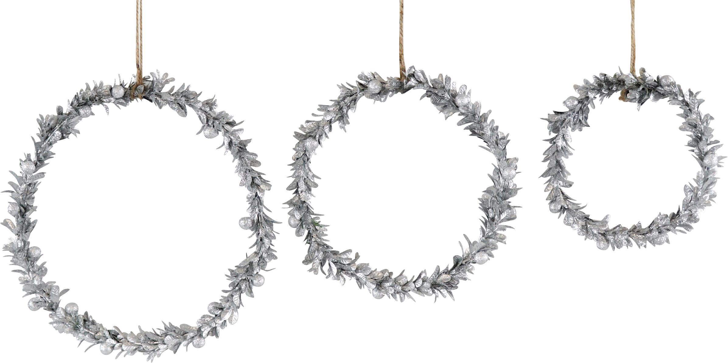 6643 ZIERKRÄNZE LAUREL  S/3