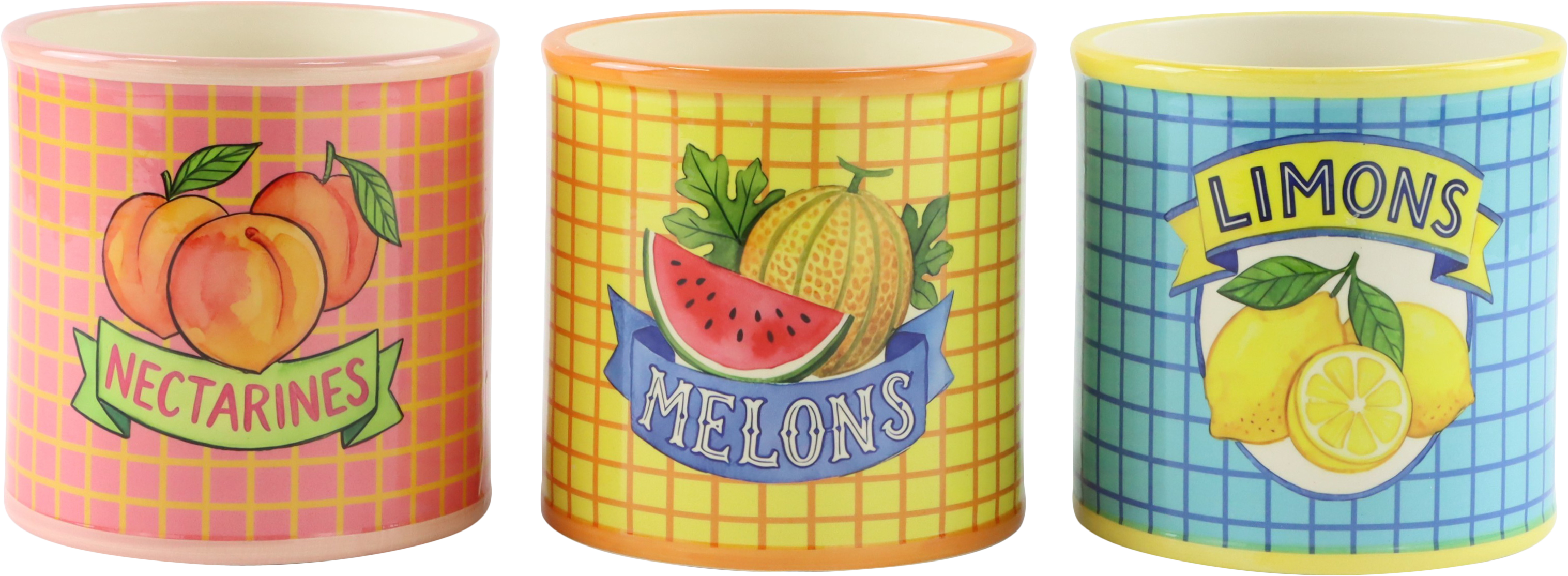 6915 POTS TUTTI FRUTTI  S/3