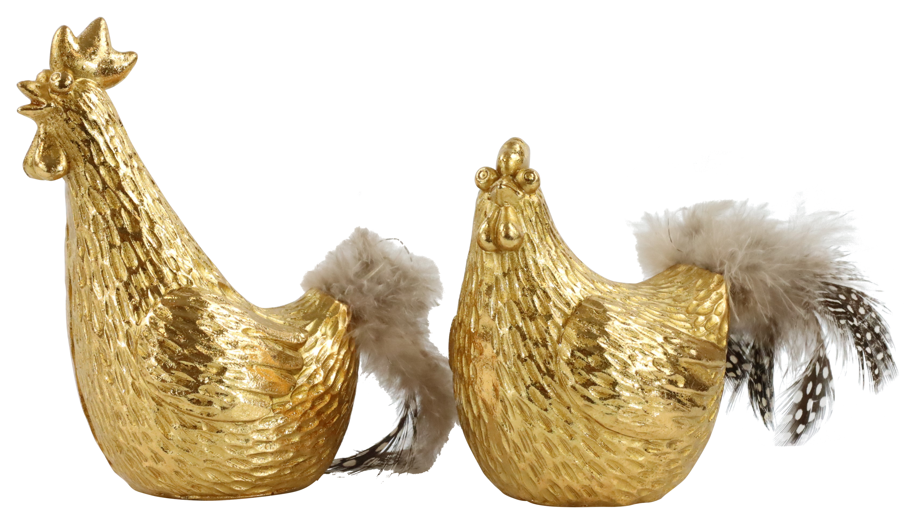 6963 POLLO&GALLINA GOLDEN EASTER  S/2