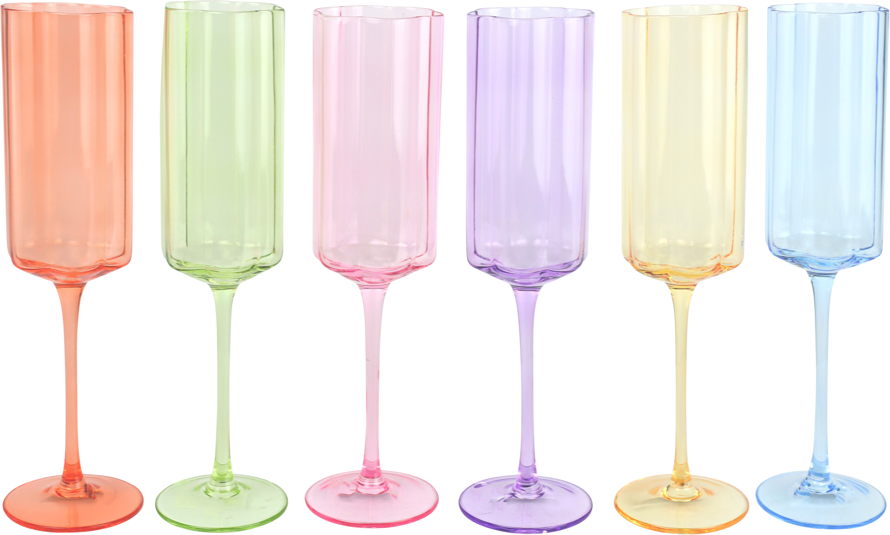 6980 SEKTGLÄSER BLOOMING GRACE  S/6