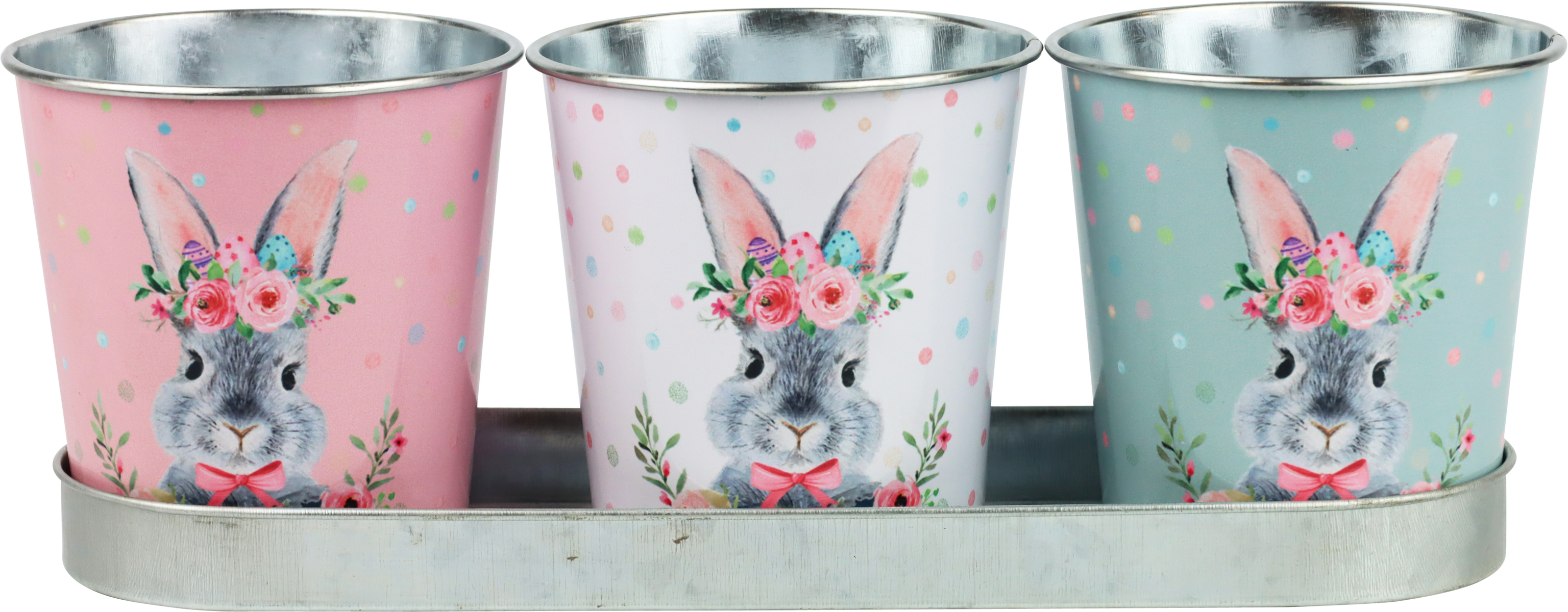 7080 JUEGO TOPPAN FLORAL RABBIT  S/4