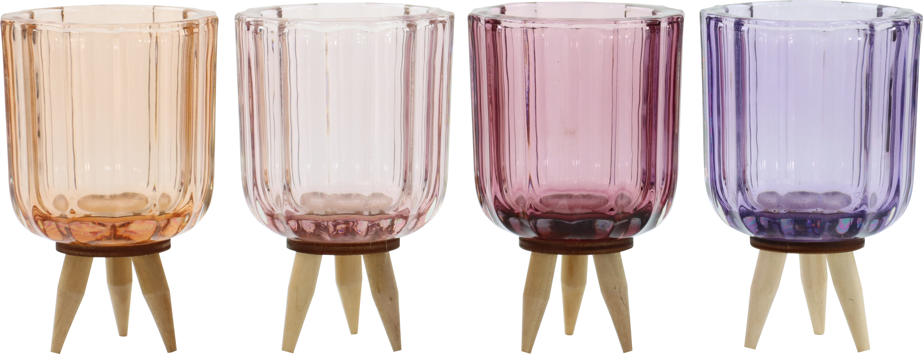 7087 LANTERNS SERENITY  S/4