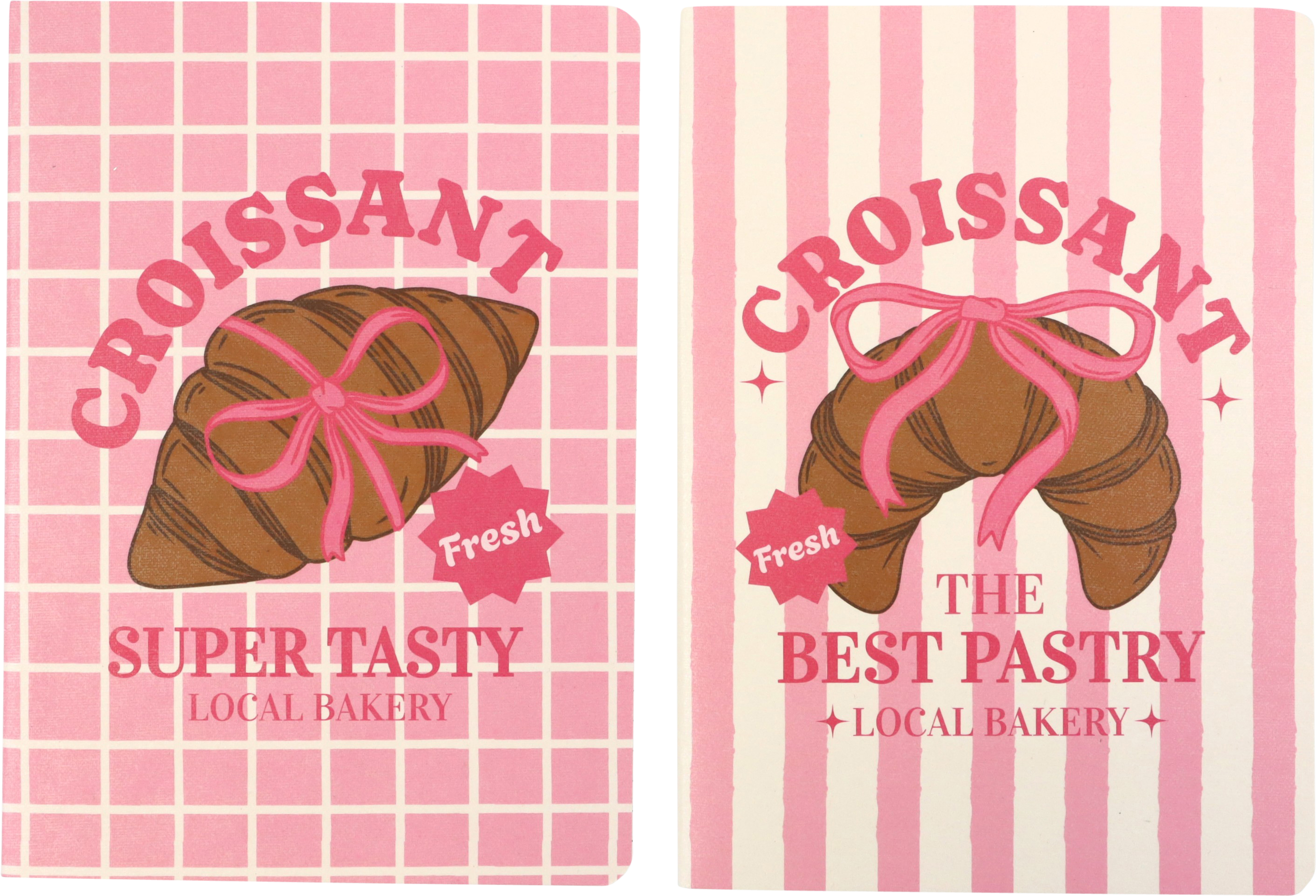 7194 NOTEBOOKS CROISSANT CLUB  S/2