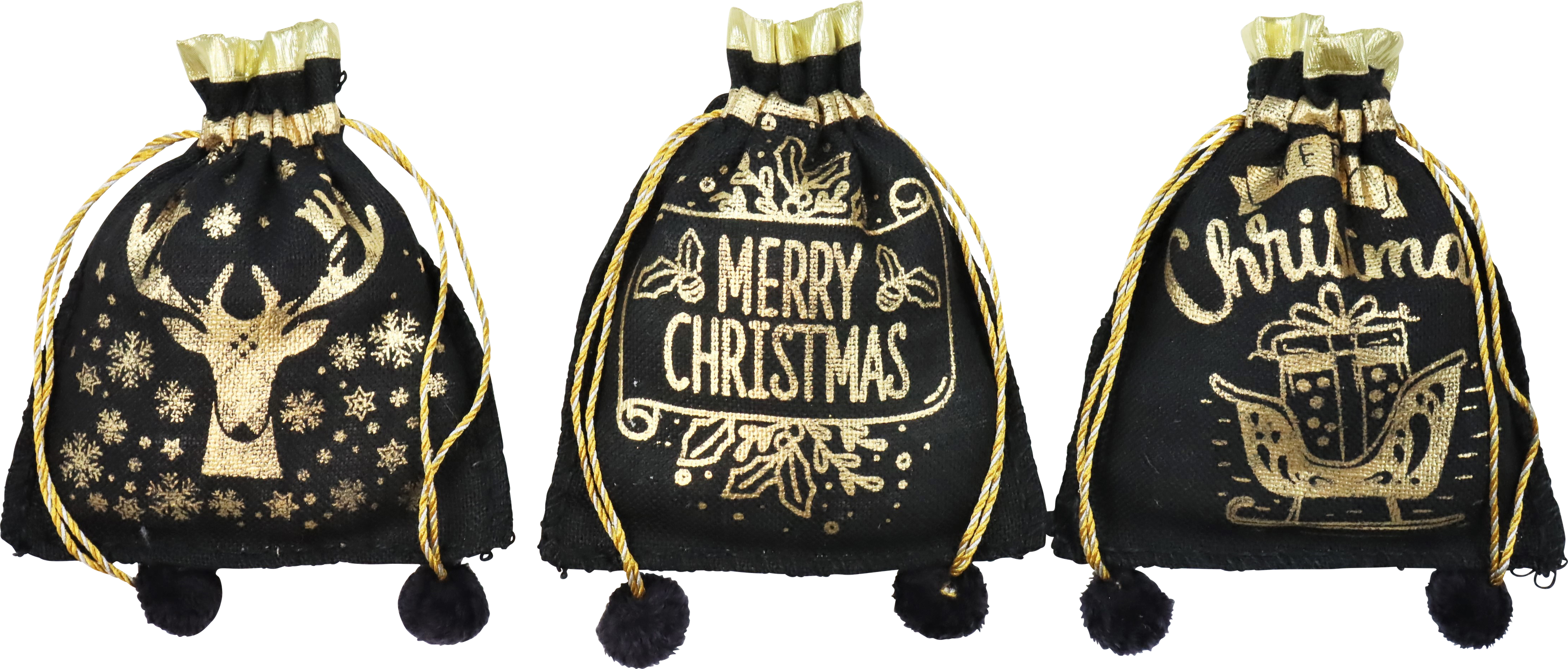 7381 SACS DE NOËL LUXURY XMAS  3P