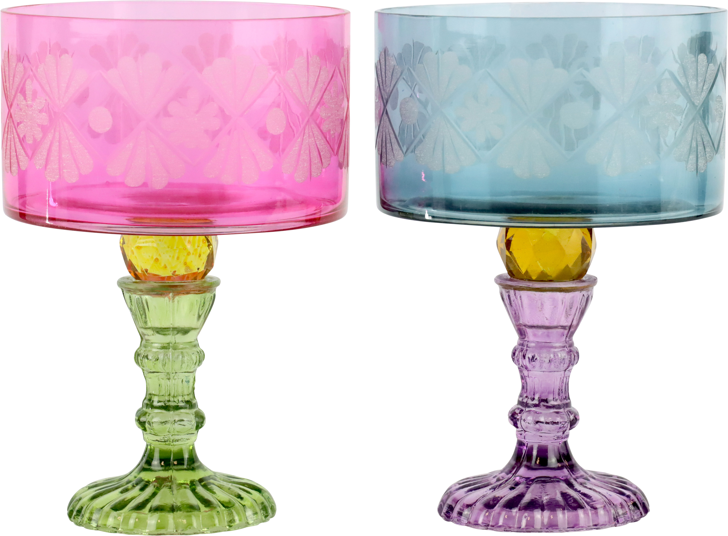 7470 COPA DE CRISTAL «FLORAISON» S/2