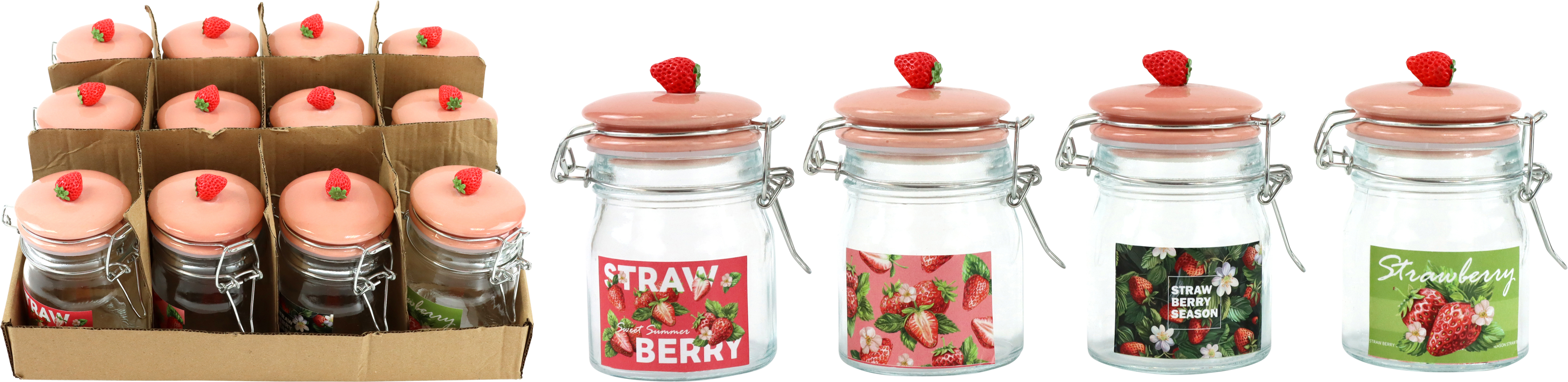 7501 JARS STRAWBERRY  S/12