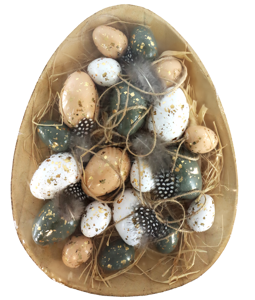 7605 EGGS IN BASKET NATURAL-MIX  S/20