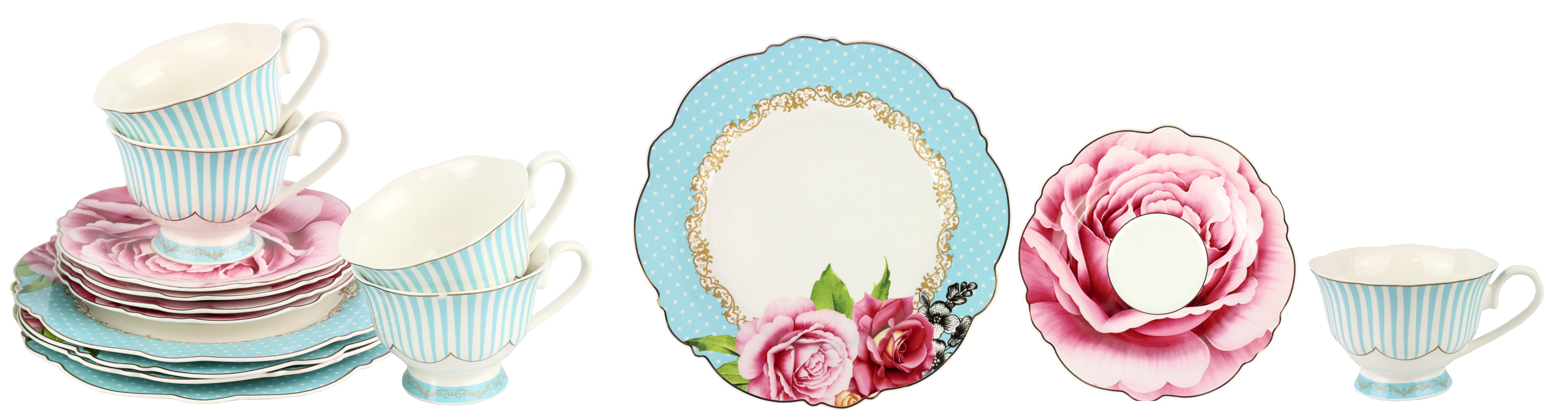 7688 SERVIZIO  LA ROSE  12PZ