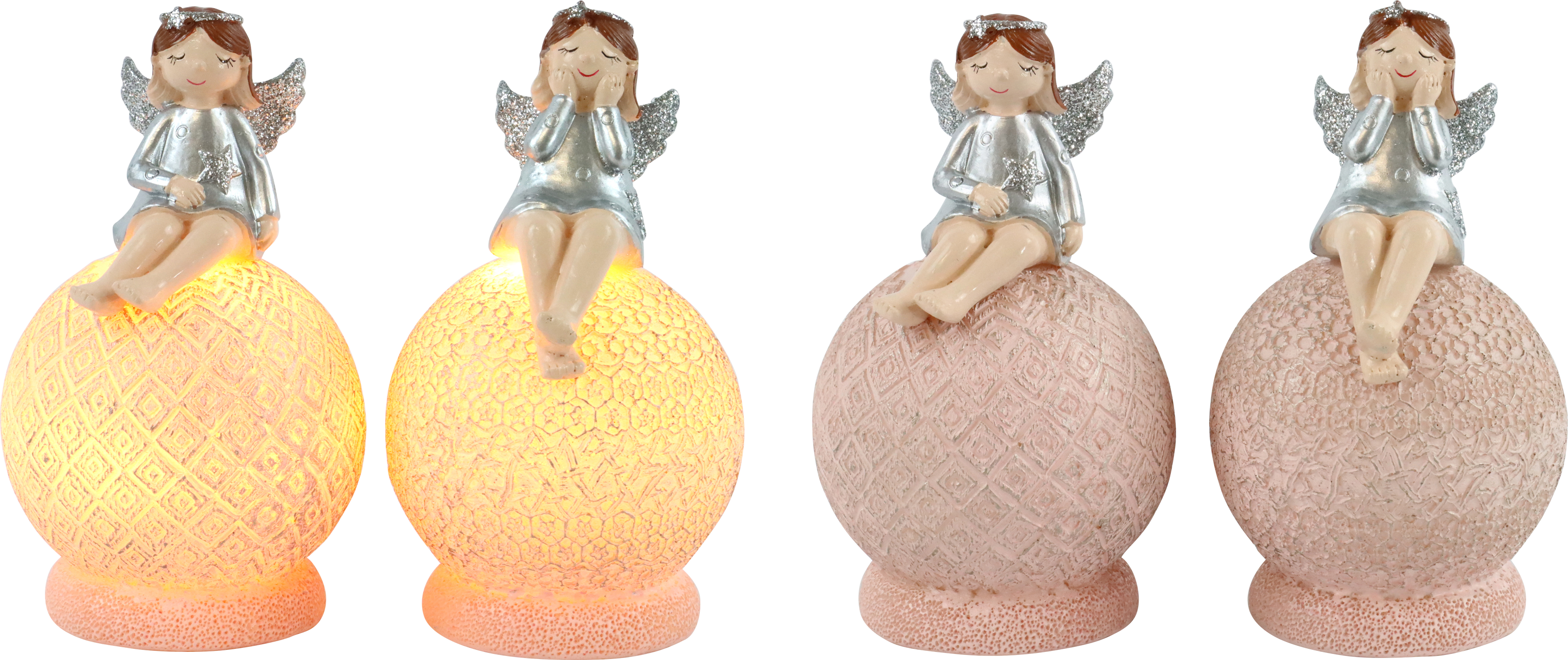 7728 LED-LEUCHTKUGEL ENGEL  S/2