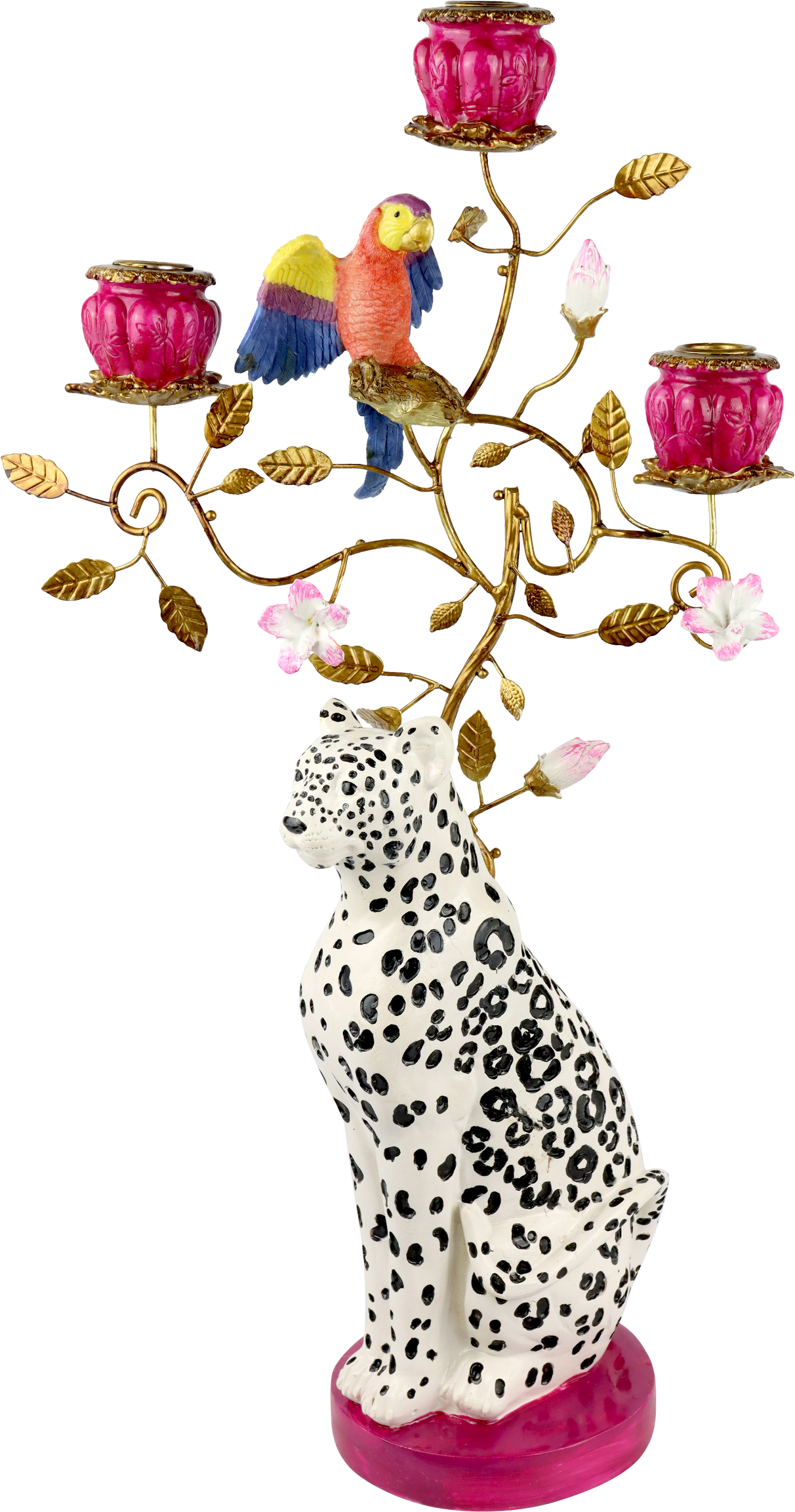 7993 CANDELABRO «LEOPARDO LUJOSO»