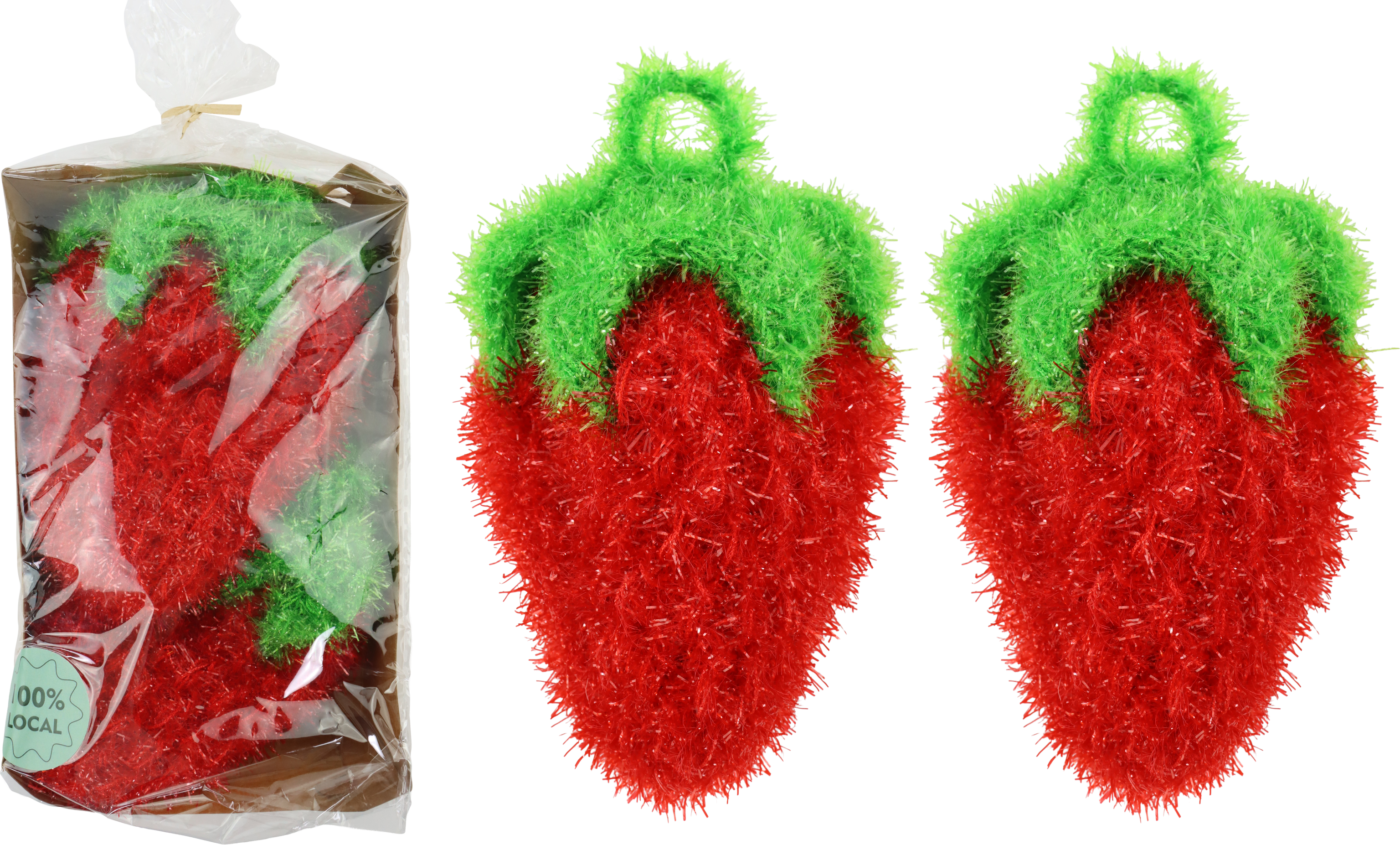 8041 SPÜLSCHWAMM-SET STRAWBERRY  S/2