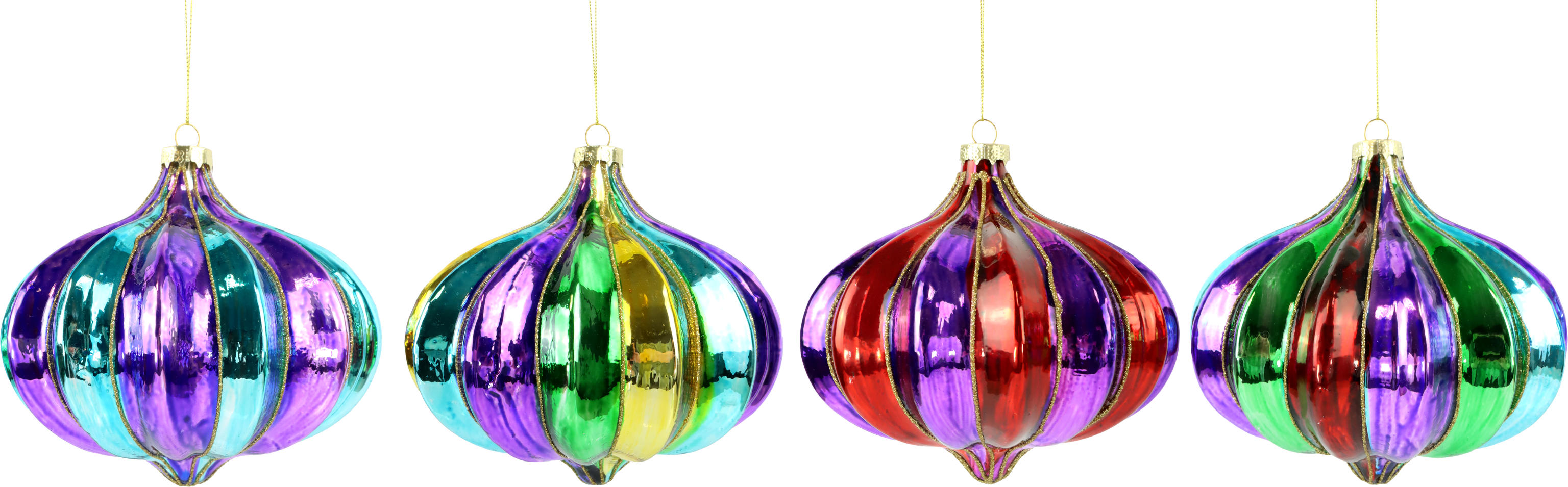 8442 POMELLI IN VETRO COLOUR CLASH  4PZ