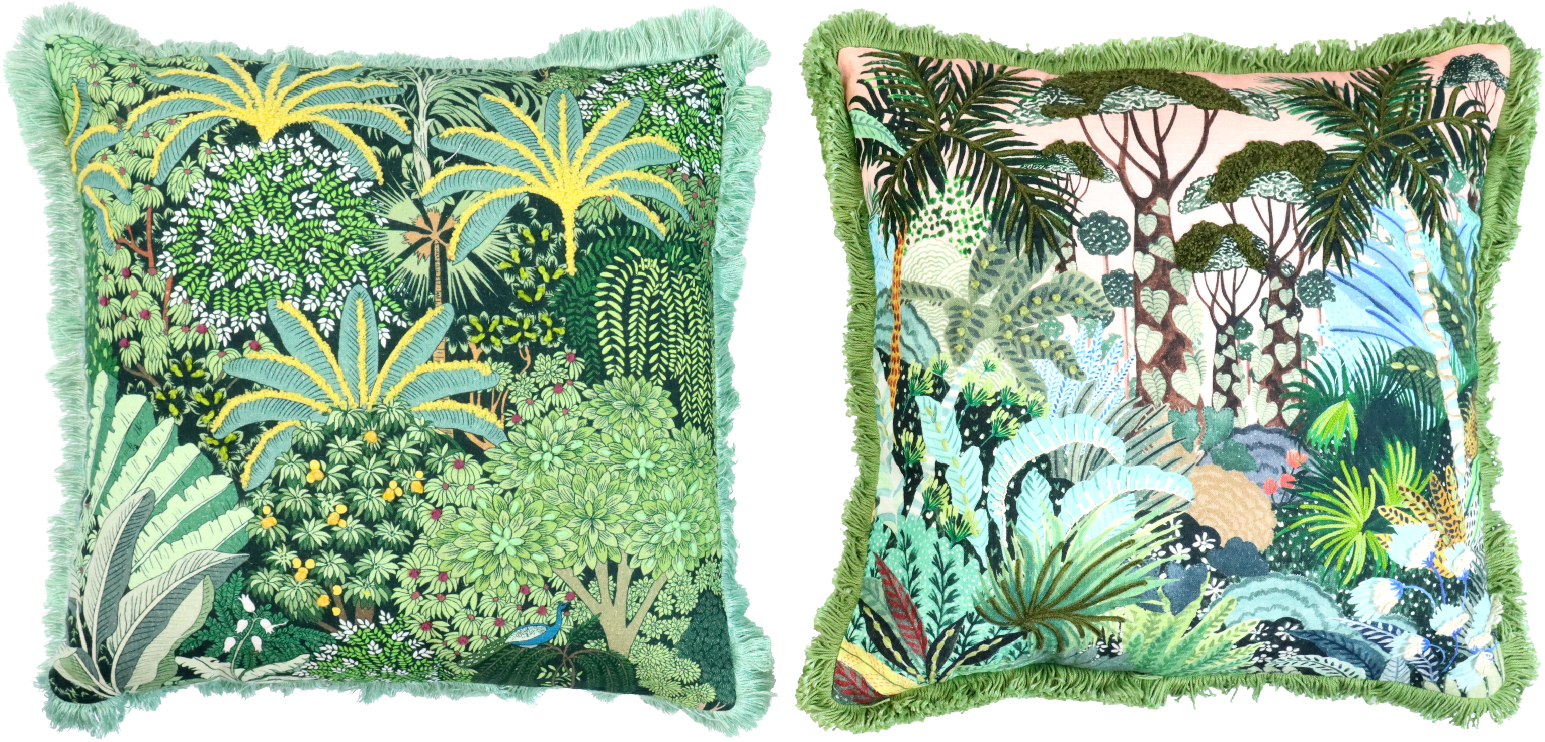 8469 CUSHIONVOOVER EMERALD 45X45 S/2