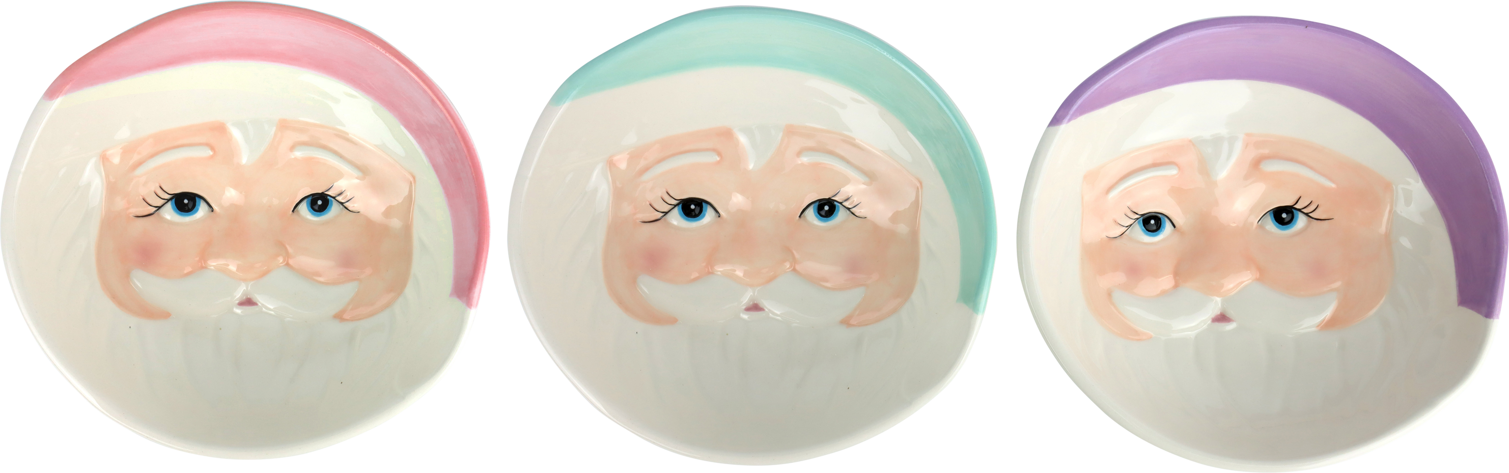 8723 SCHALEN CANDY CANE  S/3