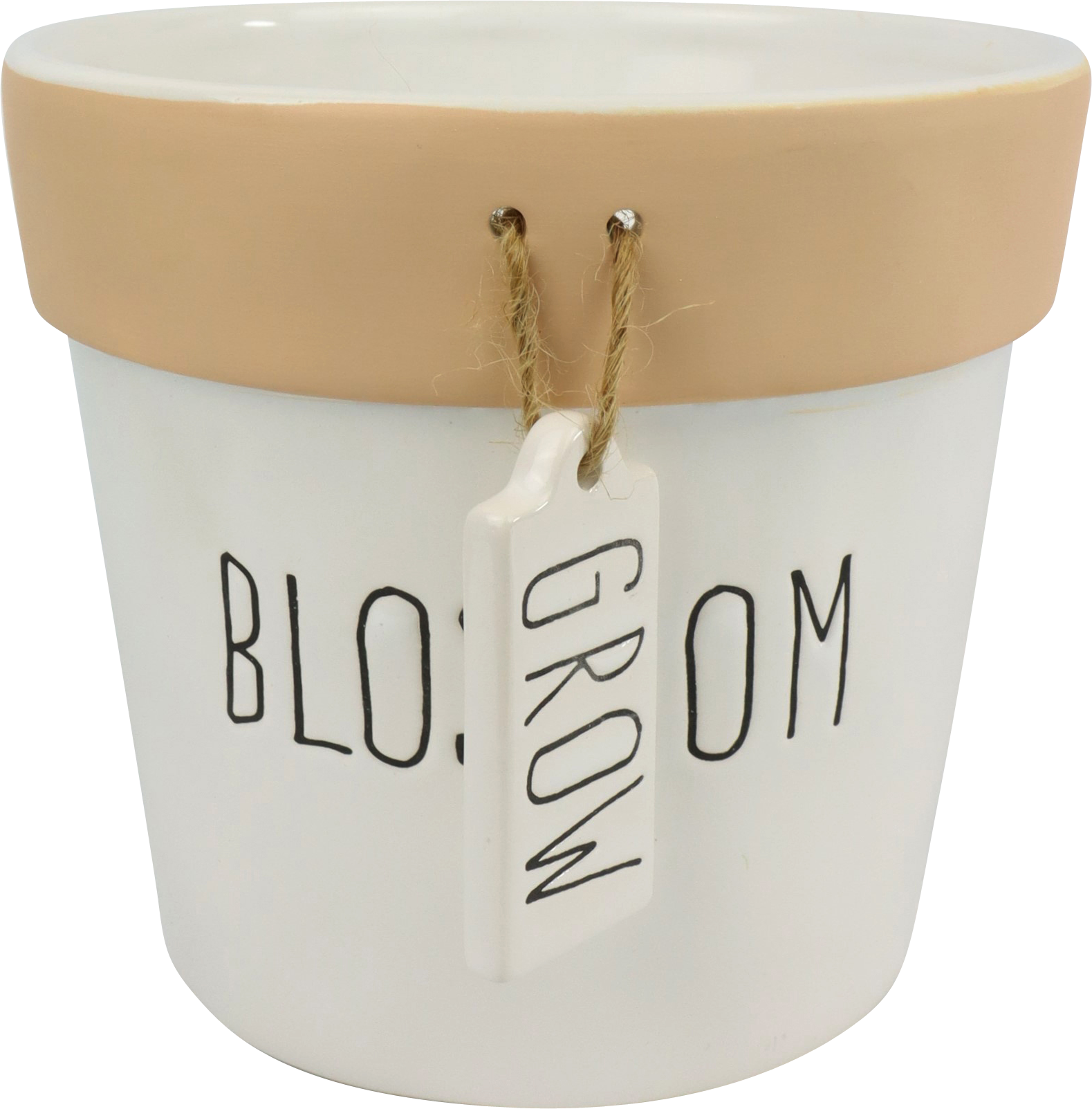 8812 CACHE-POT  BLOOM HAPPY