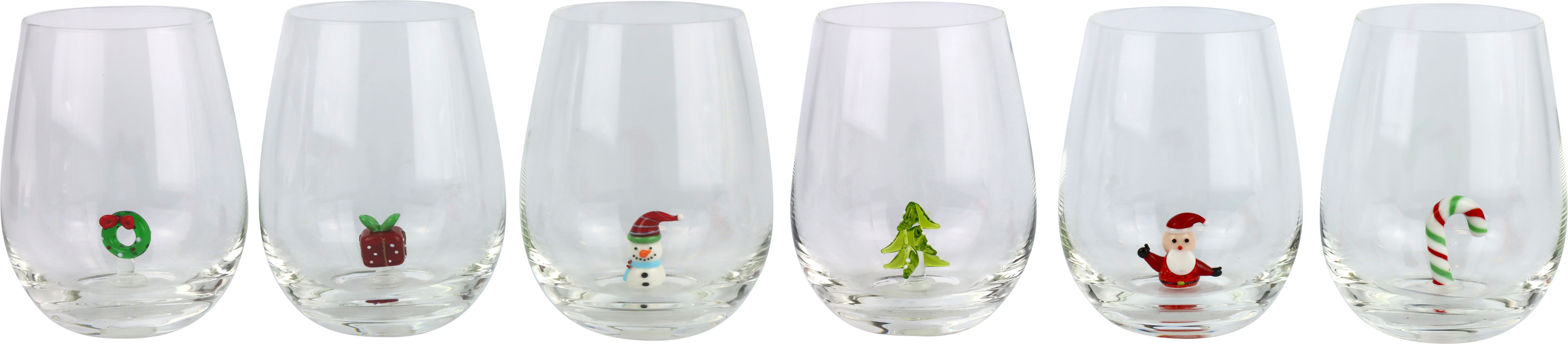 9137 VASOS «JOLLY CHRISTMAS» S/6