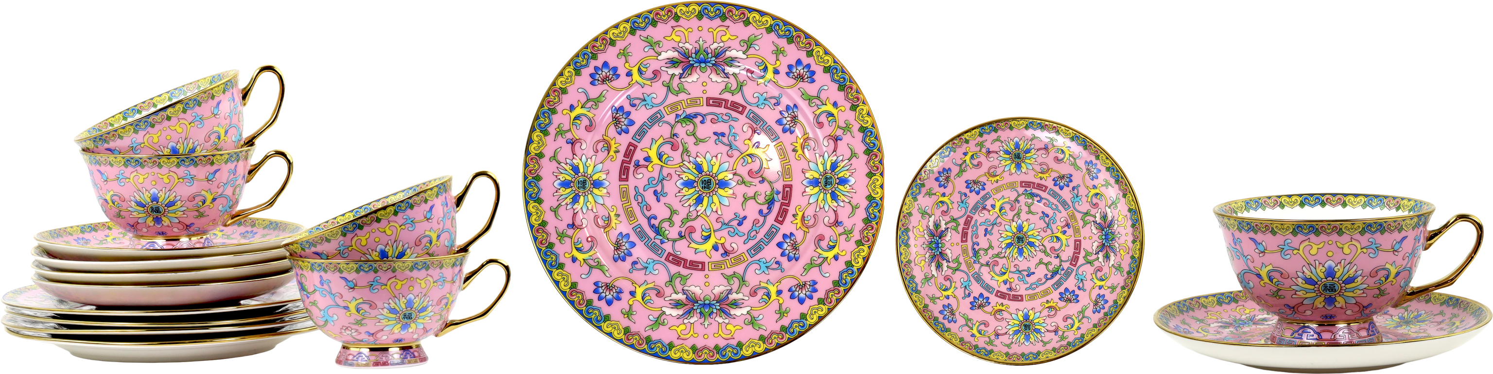 9212 SERVICIO CHINESE FLOWERS  S/12