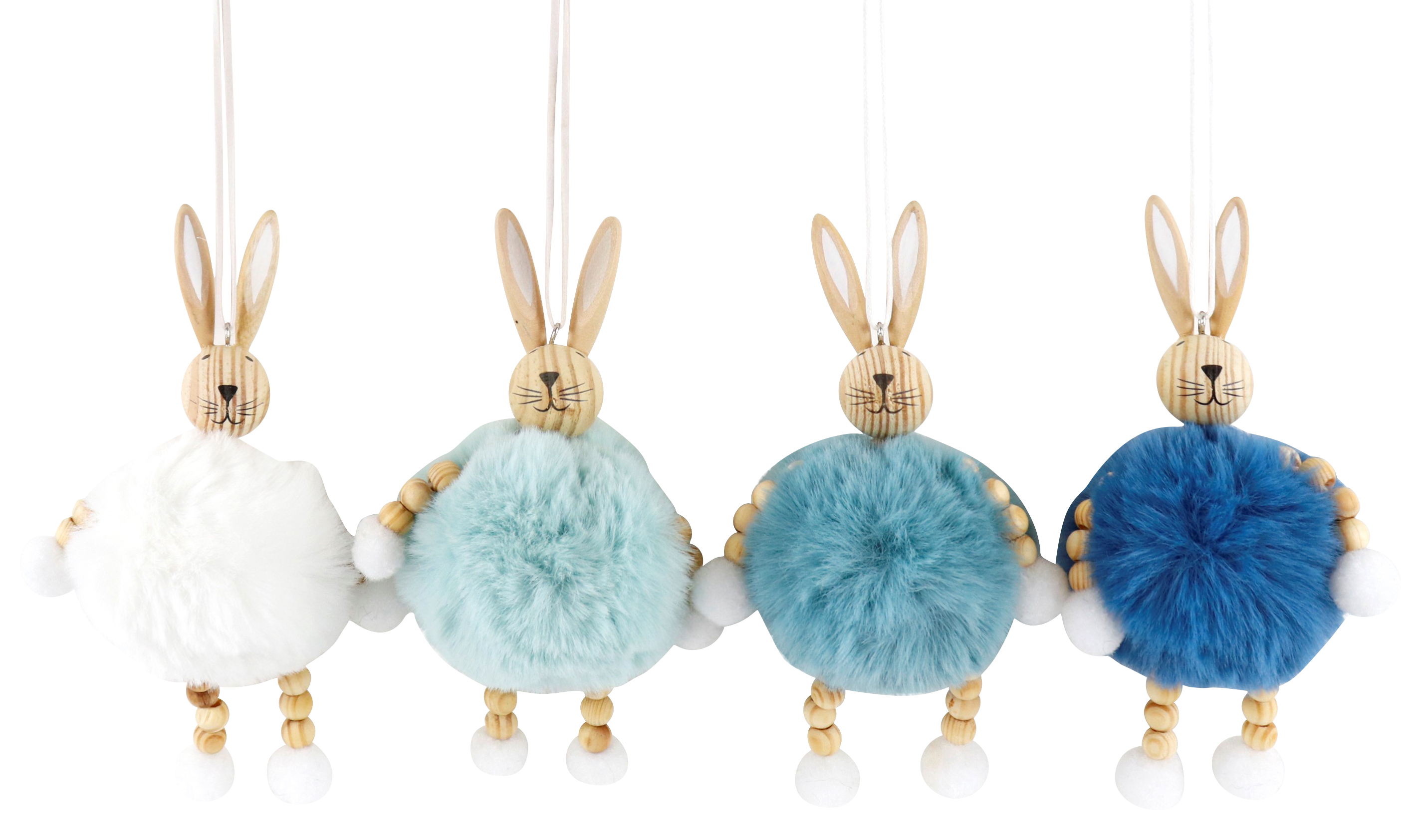 9354 POMPON BUNNIES S/4
