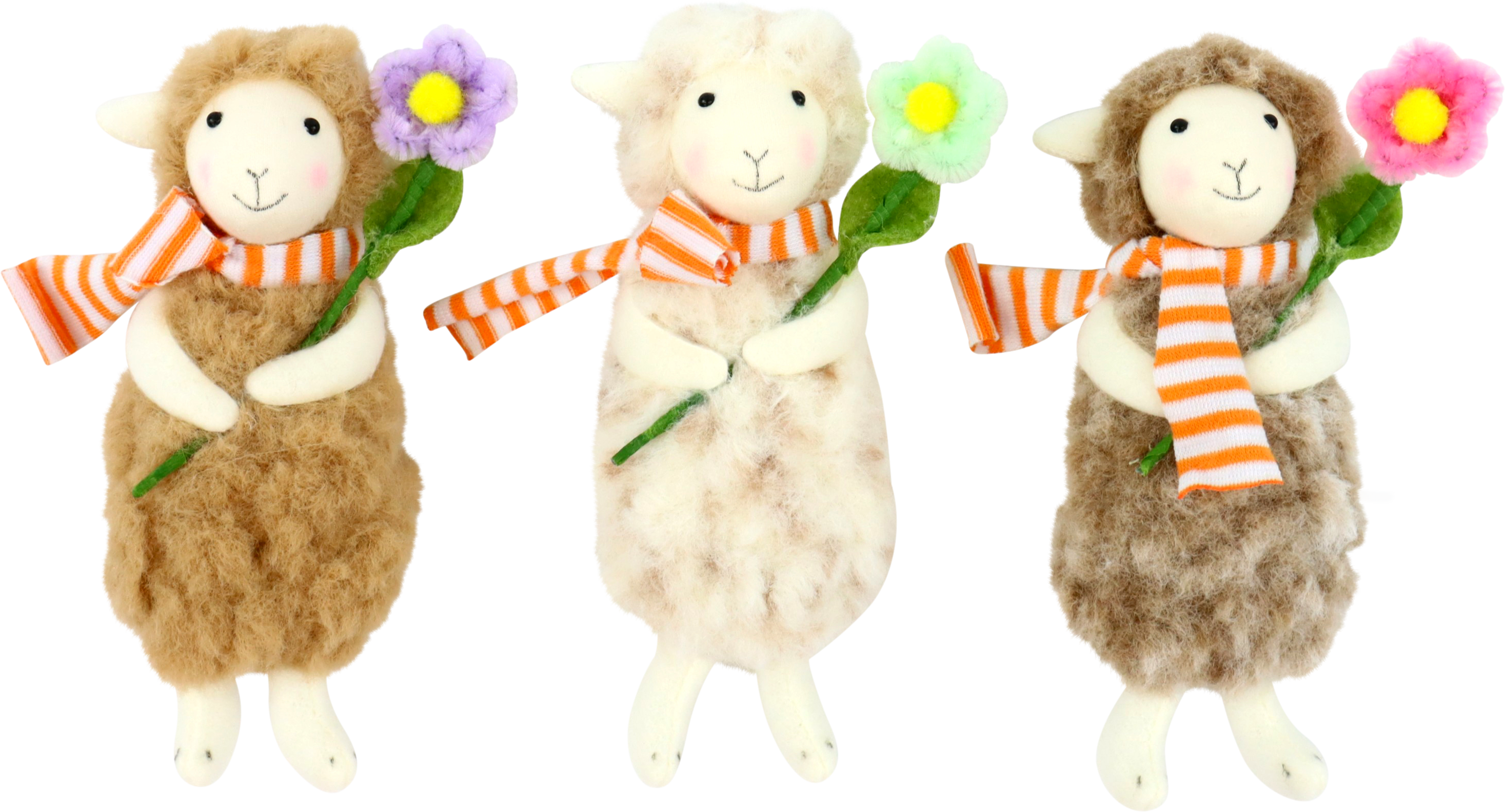 9473 OVEJAS WOOLLY BLOOM  S/3
