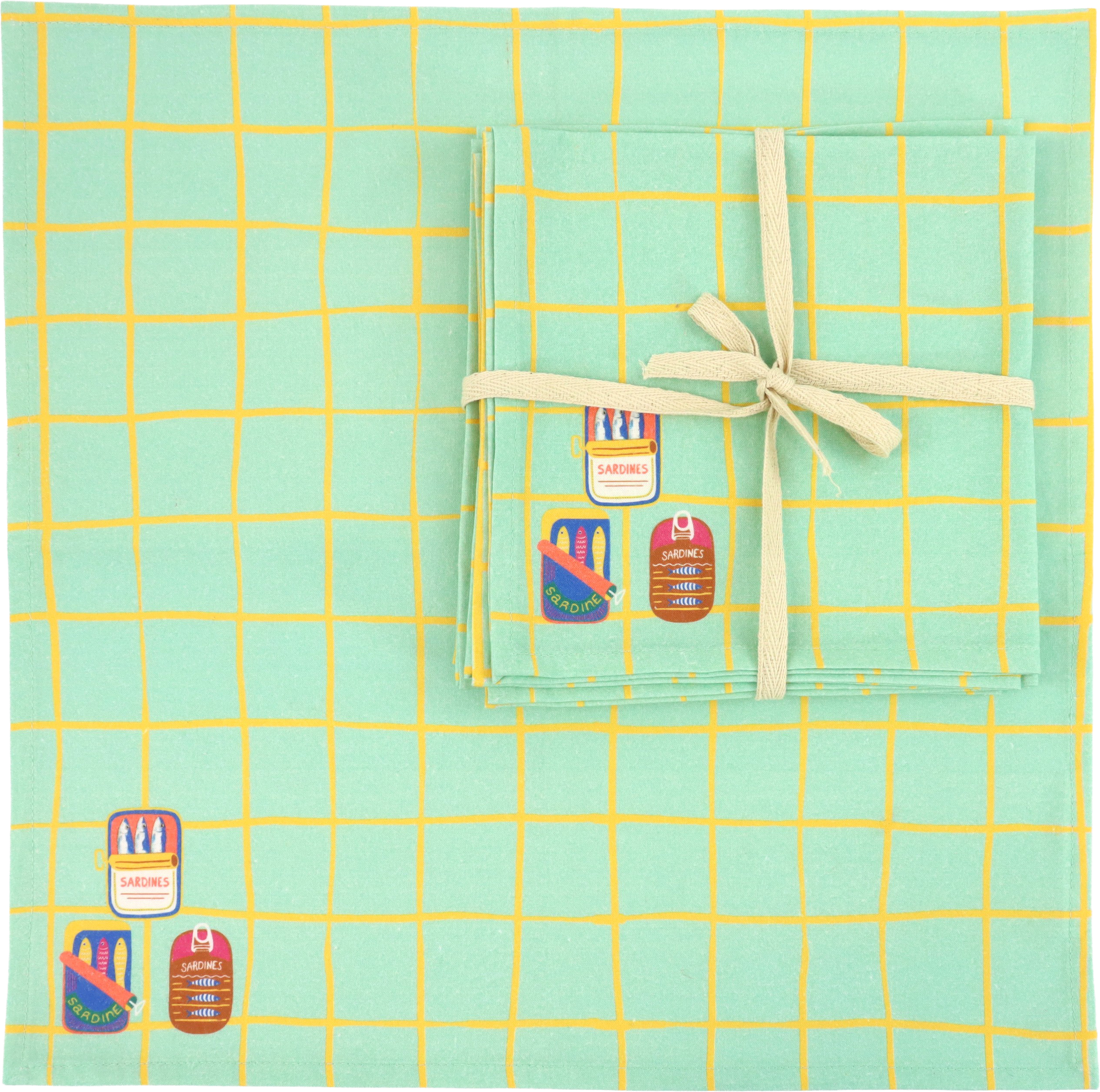 9557 NAPKINS FISHY FRIENDS  S/4