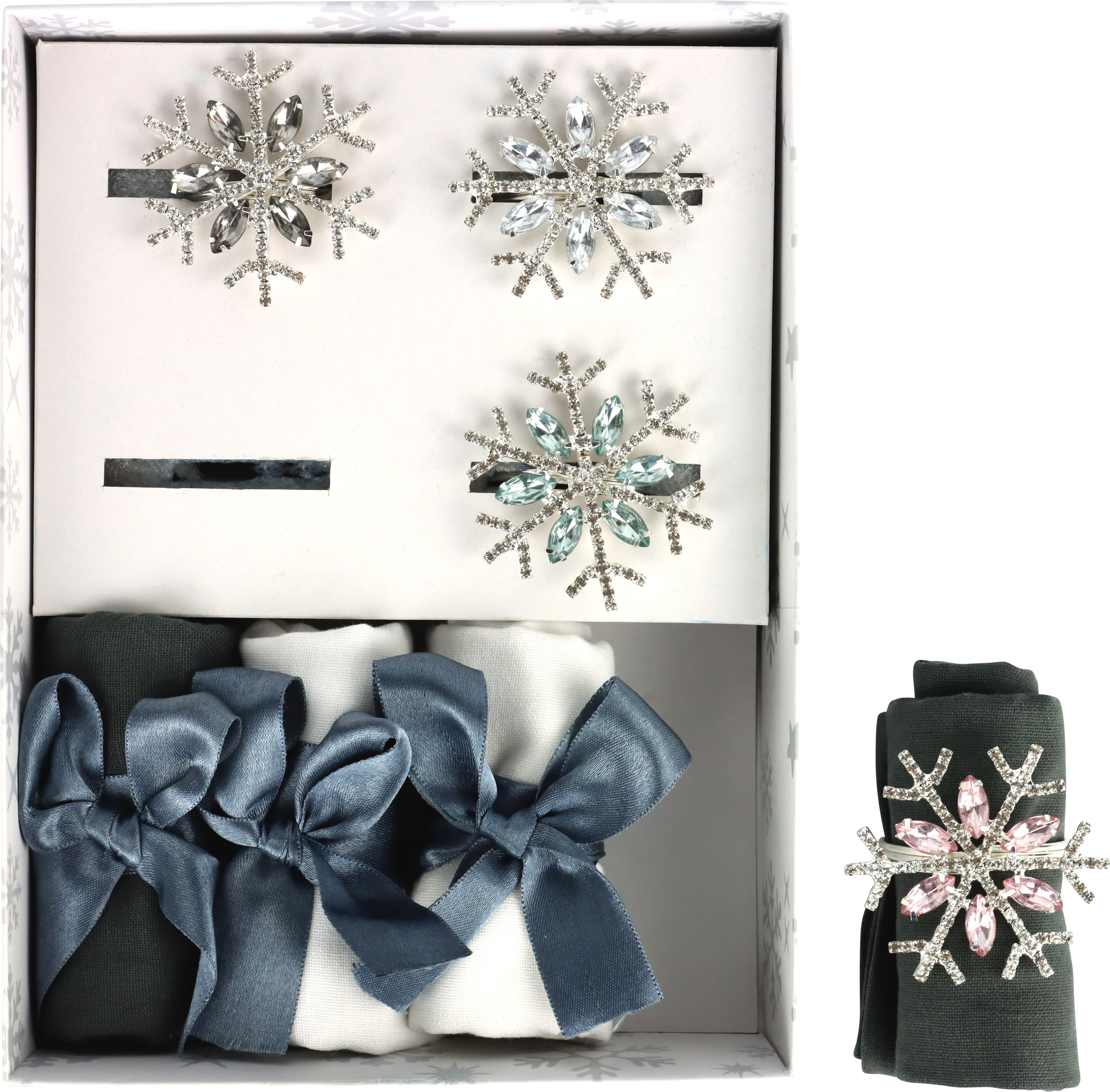 9747 GIFTBOX TABLE CHARM  S/8