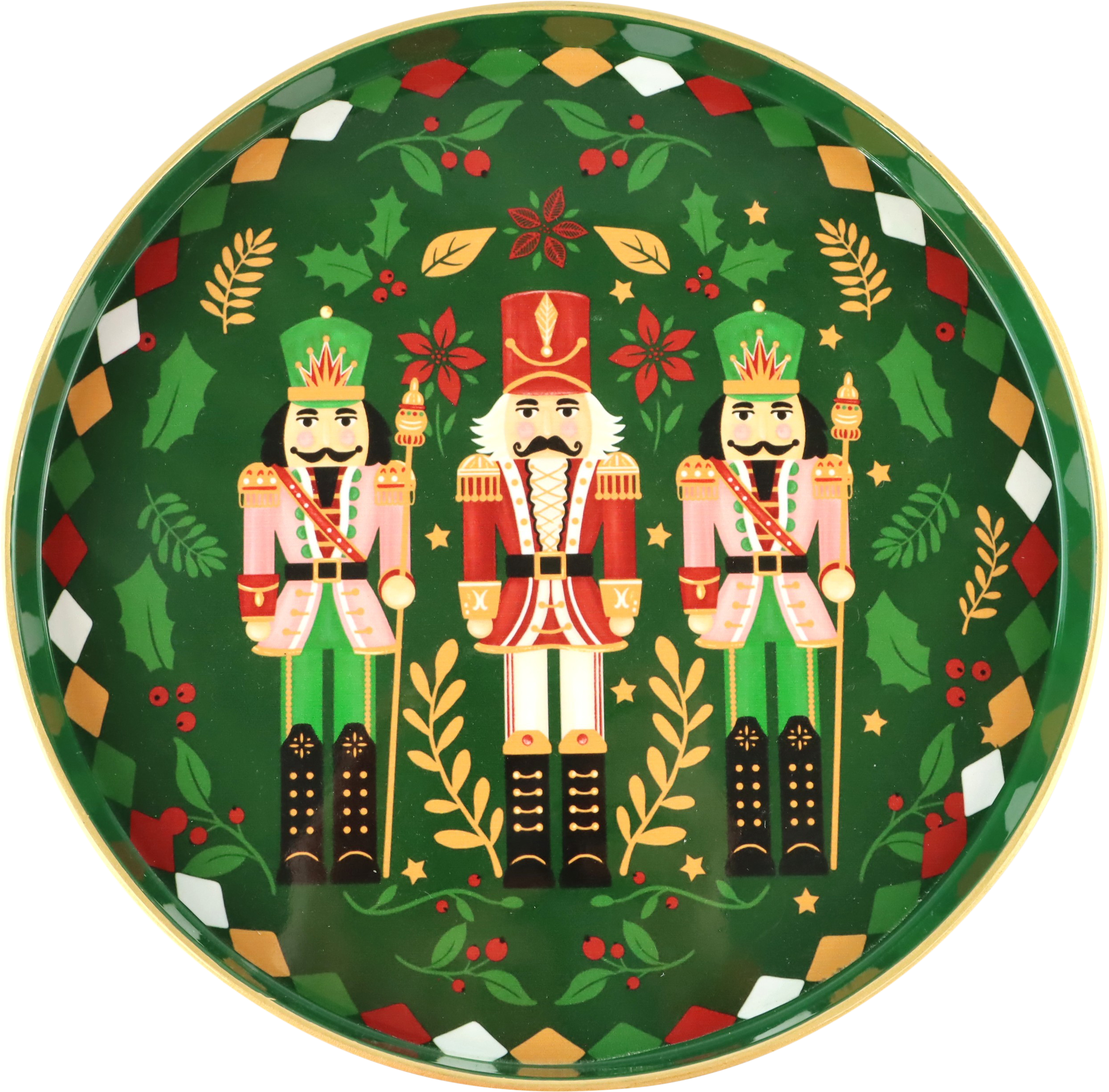 9825 VASSOIO CHRISTMAS HERITAGE