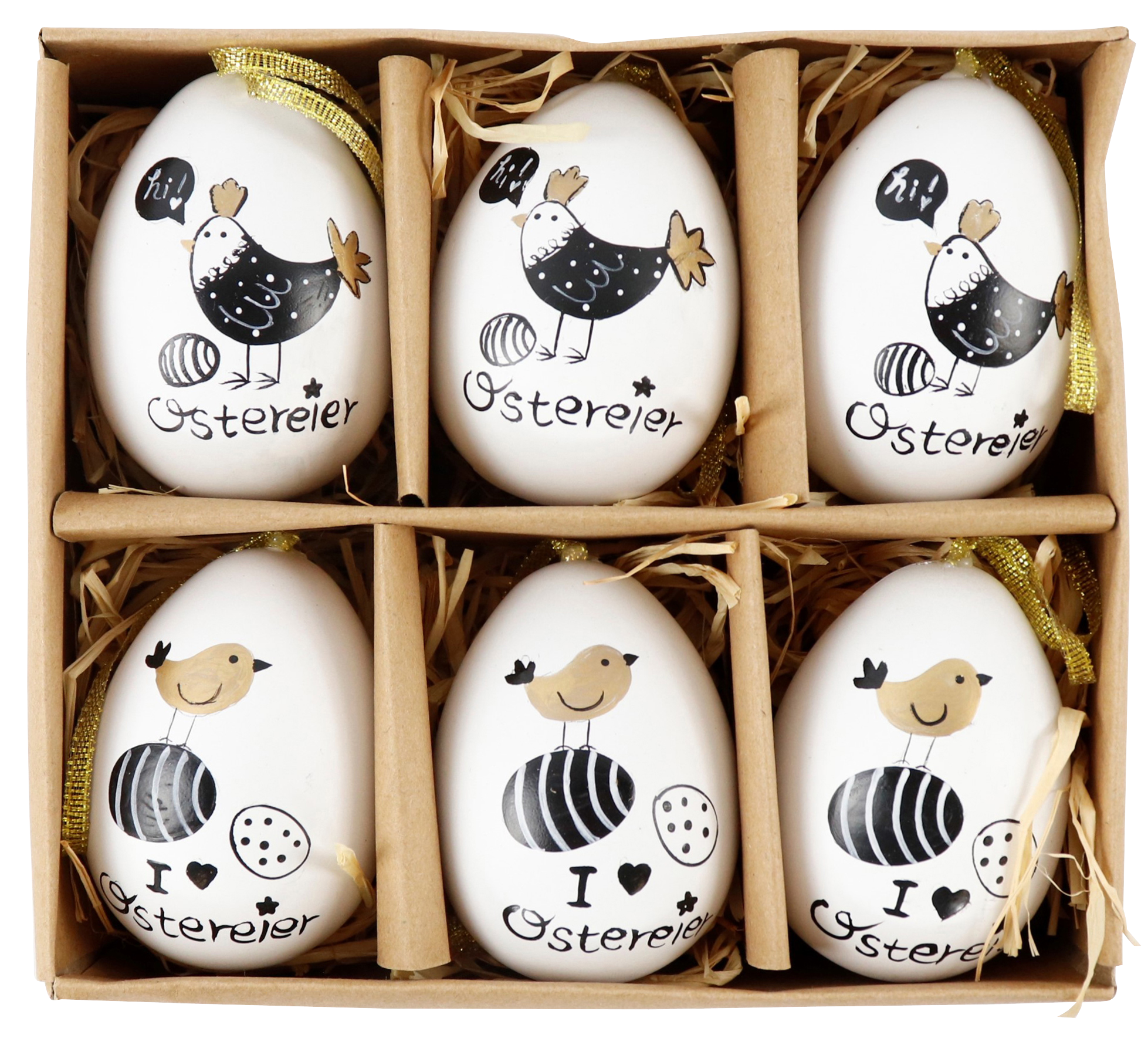 9833 HUEVOS  HAPPY ESTER  S/6