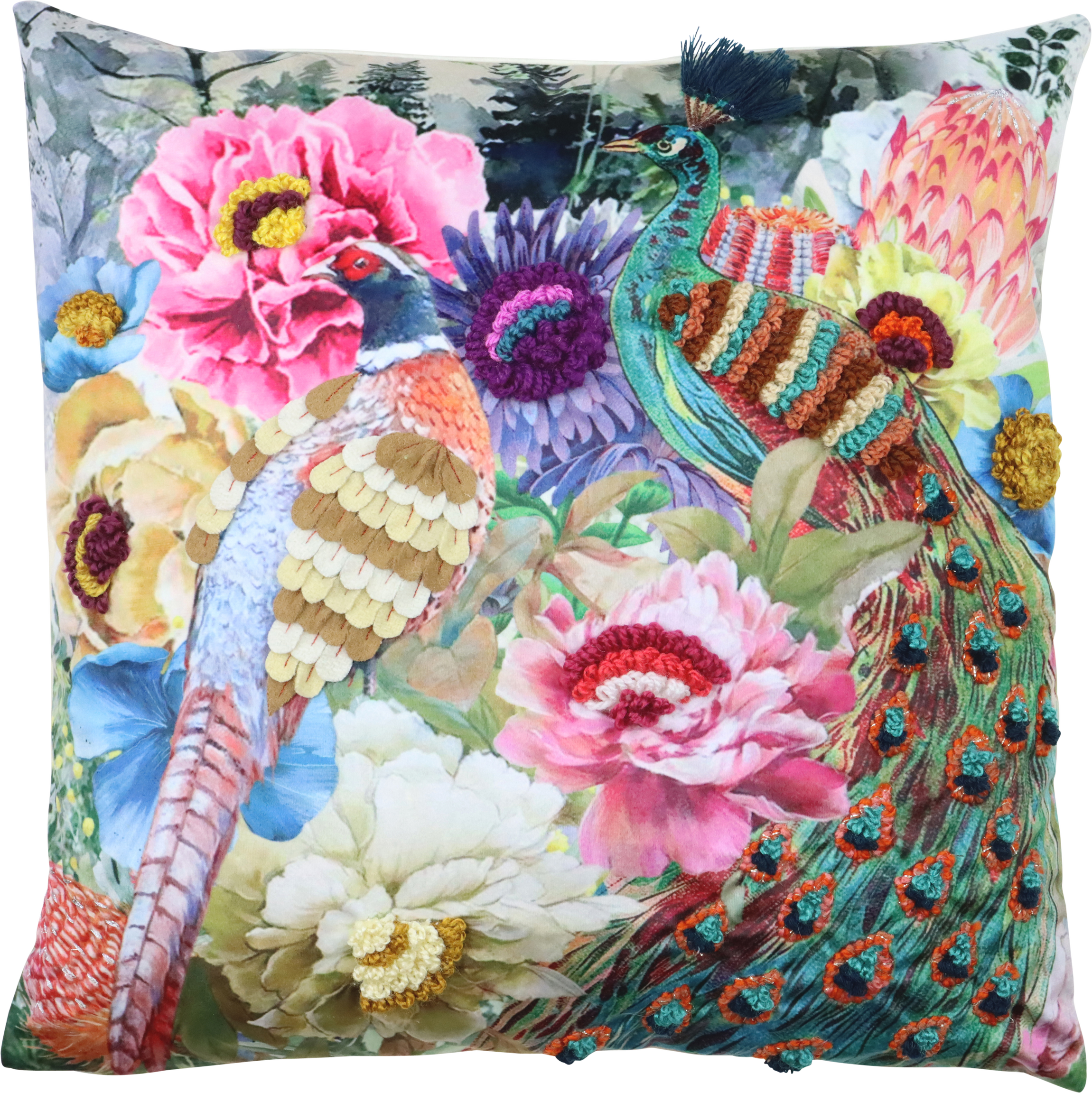 9944 FUNDA «PAVO REAL» 45x45